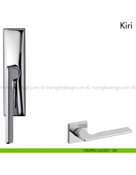 Maniglia per finestra cremonese Kiri Mandelli cromo