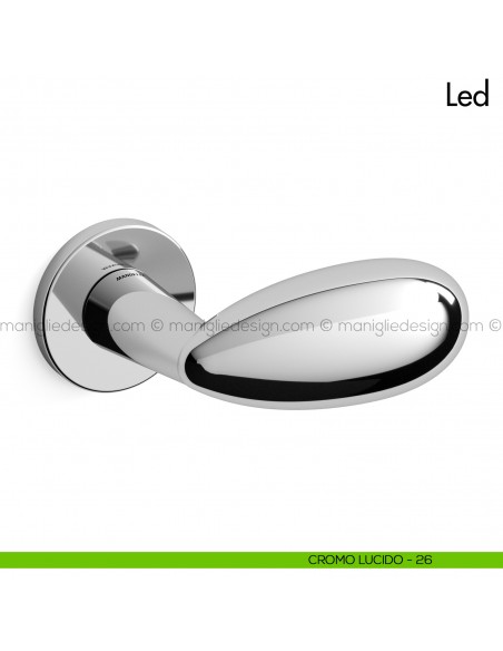 Maniglia per porta Led Mandelli cromo