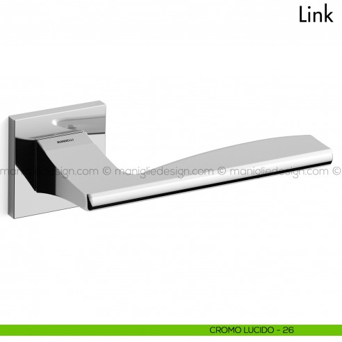 Maniglia per porta Link Mandelli cromo
