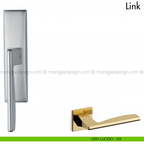 Maniglia per finestra cremonese Link Mandelli oro