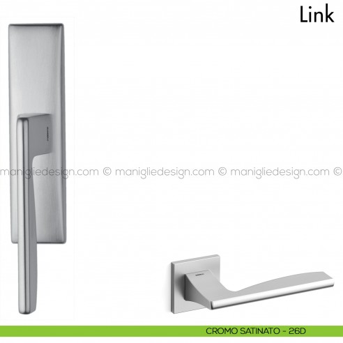 Maniglia per finestra cremonese Link Mandelli cromo satinato