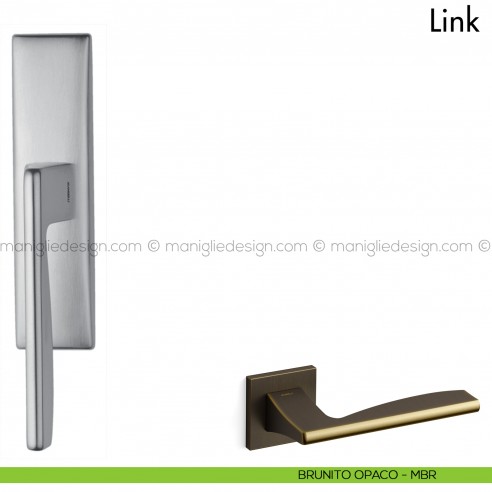 Maniglia per finestra cremonese Link Mandelli brunito opaco