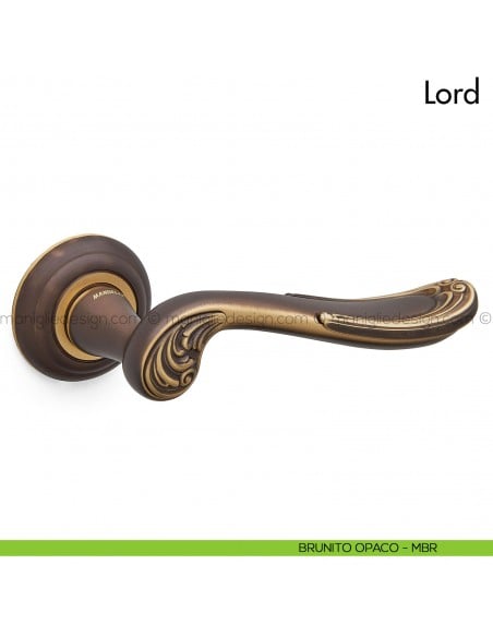 Maniglia per porta Lord Mandelli brunito opaco