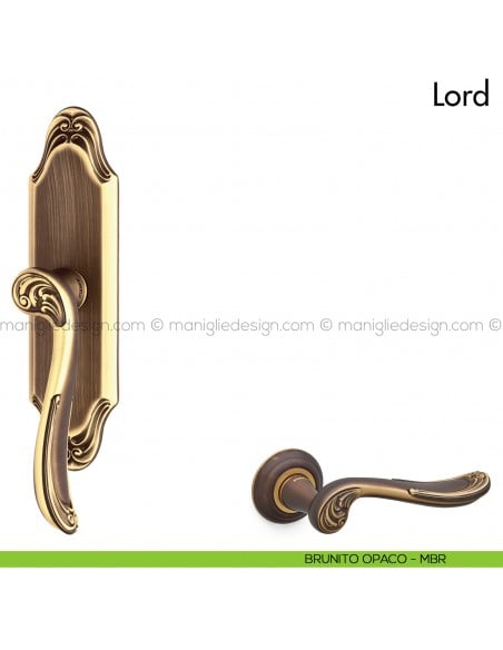 Maniglia per finestra cremonese Lord Mandelli brunito opaco
