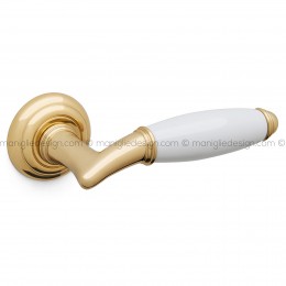 Maniglia per porta con porcellana Melody Mandelli