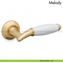 Maniglia per porta con porcellana Melody Mandelli 2