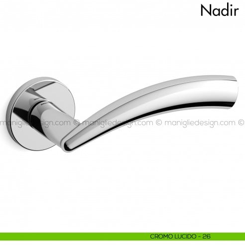 Maniglia per porta Nadir Mandelli cromo
