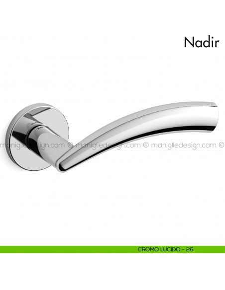 Maniglia per porta Nadir Mandelli cromo