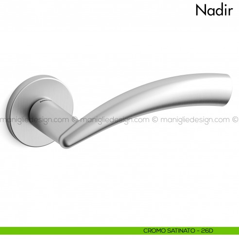 Maniglia per porta Nadir Mandelli cromo satinato