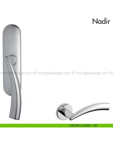 Maniglia per finestra cremonese Nadir Mandelli cromo