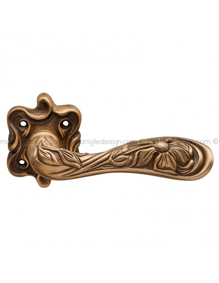 Maniglia per porta interna Arte Linea Calì rosetta quadrata