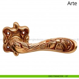 Maniglia per porta interna Arte Linea Calì rosetta quadrata 2