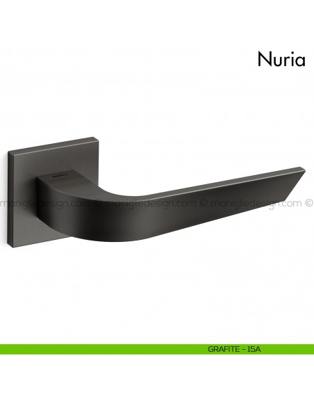 Maniglia per porta Nuria Mandelli grafite
