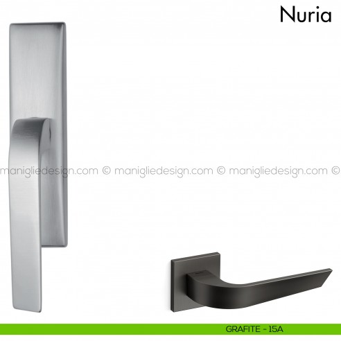 Maniglia per finestra cremonese Nuria Mandelli grafite