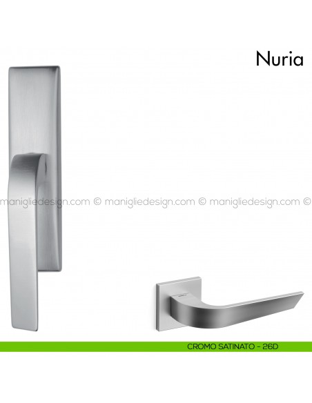 Maniglia per finestra cremonese Nuria Mandelli cromo