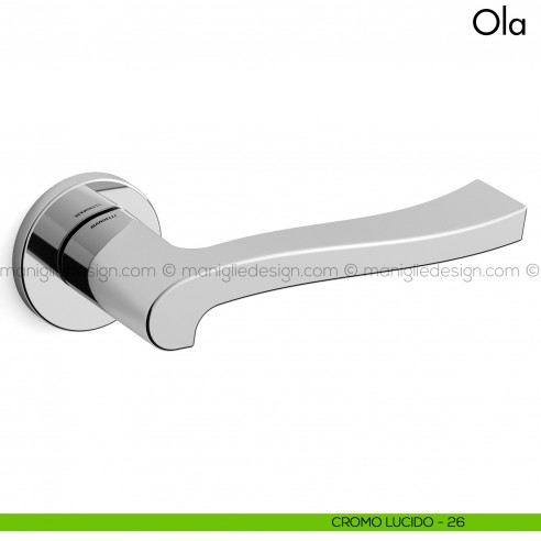 Maniglia per porta Ola Mandelli cromo