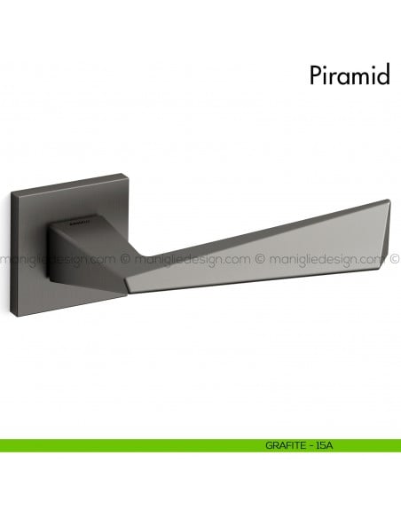 Maniglia per porta Piramid Mandelli grafite
