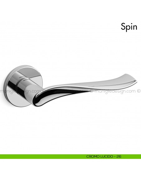 Maniglia per porta Spin Mandelli cromo