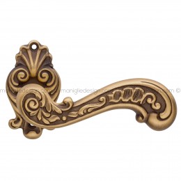 Maniglia per porta interna Barocco Linea Calì rosetta ovale