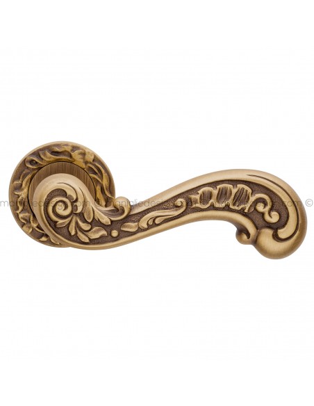 Maniglia per porta interna Barocco Linea Calì rosetta tonda