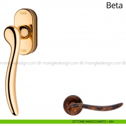 Maniglia per finestra martellina DK antintrusione Beta Linea Calì 2