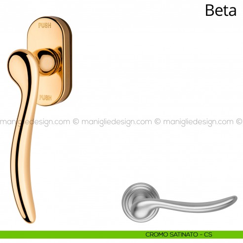 Maniglia per finestra martellina DK antintrusione Beta Linea Calì