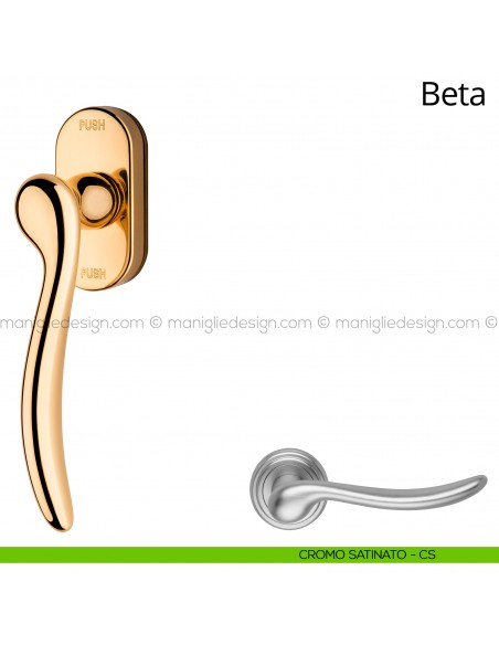 Maniglia per finestra martellina DK antintrusione Beta Linea Calì