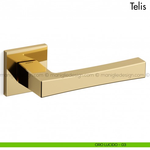 Maniglia per porta Telis Mandelli oro