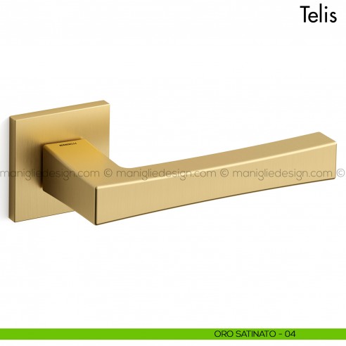 Maniglia per porta Telis Mandelli oro satinato