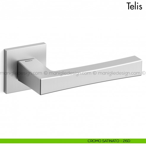 Maniglia per porta Telis Mandelli cromo satinato