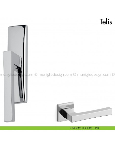 Maniglia per finestra cremonese Telis Mandelli cromo