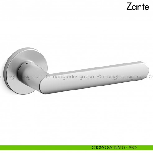 Maniglia per porta Zante Mandelli cromo satinato