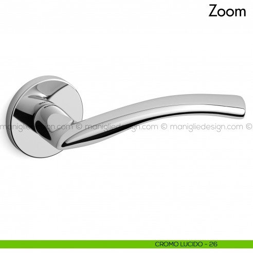 Maniglia per porta Zoom Mandelli cromo