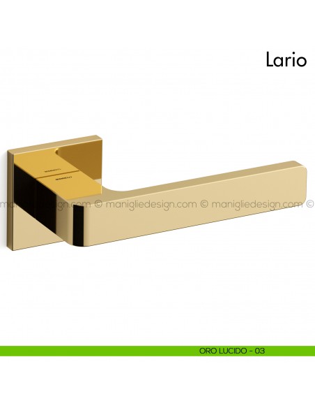Maniglia per porta Lario Mandelli oro