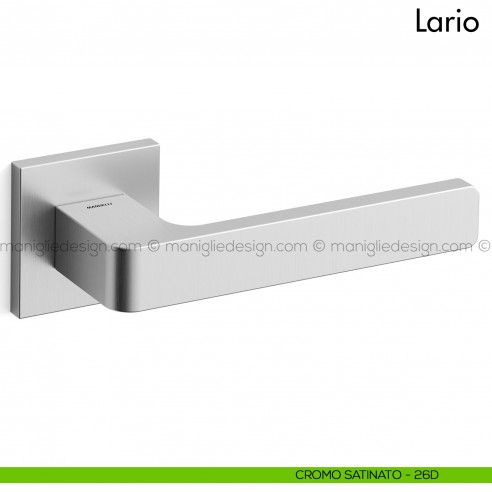 Maniglia per porta Lario Mandelli cromo satinato