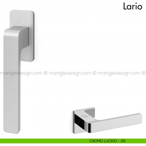 Maniglia per finestra martellina Lario Mandelli cromo