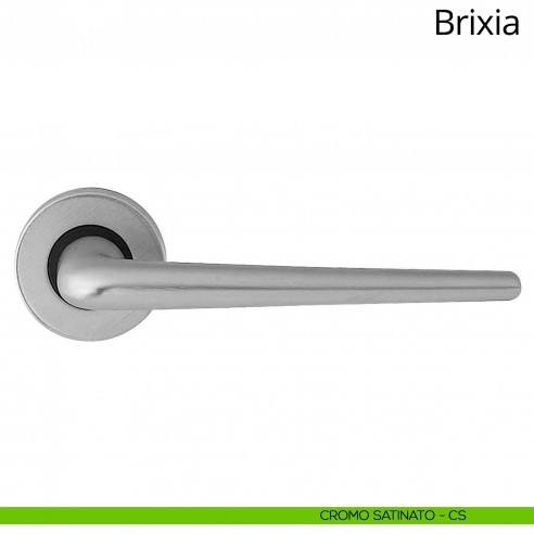 Maniglia per porta interna Brixia Linea Calì cromo satinato