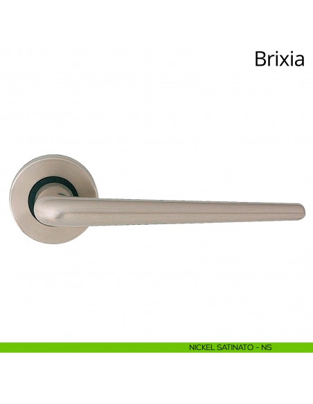 Maniglia per porta interna Brixia Linea Calì nickel satinato