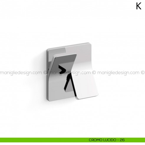 Maniglia per porta K Mandelli cromo