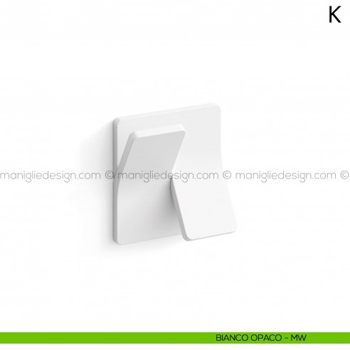 Maniglia per porta K Mandelli bianco opaco