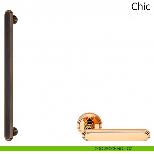 Maniglione per porta Chic Linea Calì oro zecchino