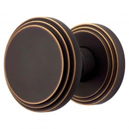 Pomolo per porta fisso Chic Linea Calì con rosetta tonda