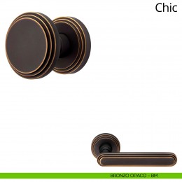 Pomolo per porta girevole Chic Linea Calì con rosetta tonda 2