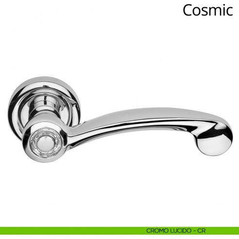 Maniglia Swarovski per porta Cosmic Linea Calì cromo lucido