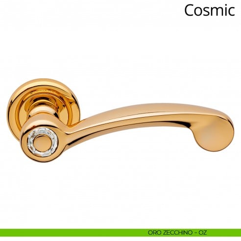 Maniglia Swarovski per porta Cosmic Linea Calì oro zecchino