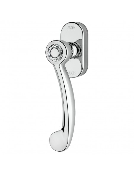 Maniglia Swarovski per finestra martellina DK antintrusione Cosmic Linea Calì