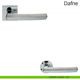 Maniglia per porta interna Dafne Linea Calì rosetta quadrata tradizionale 2