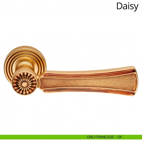 Maniglia per porta interna Daisy Linea Calì oro francese