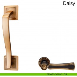 Maniglione per porta Daisy Linea Calì con rosette quadrate 2