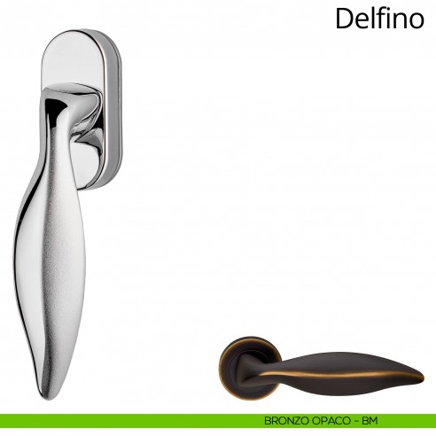 Maniglia per finestra martellina DK Delfino Linea Calì